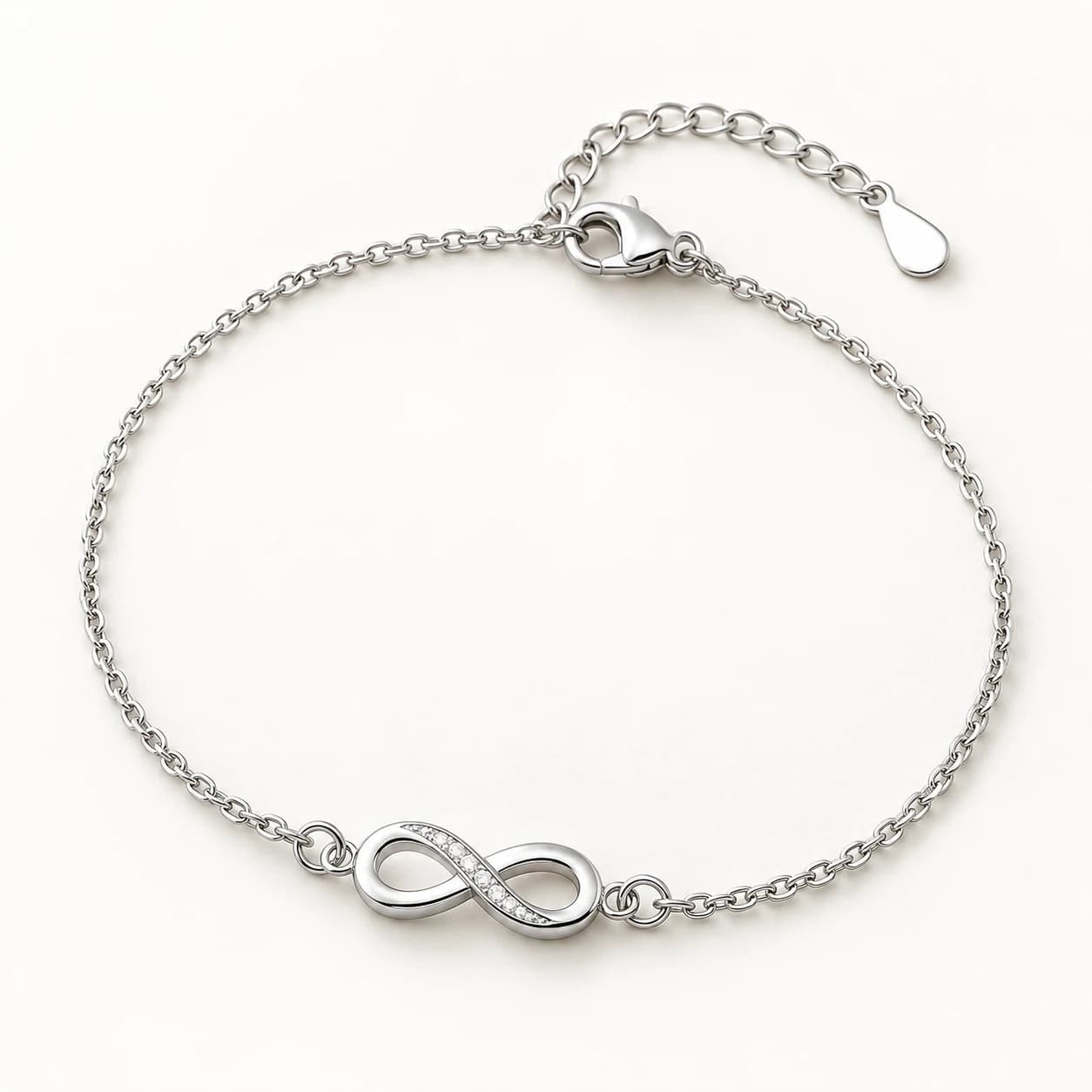 Bracelet infini acier